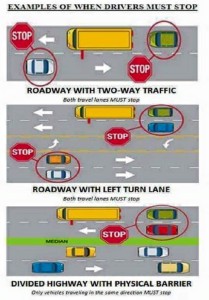 right of way schoolbus dfwombalance child safety